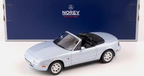ミニカー　1/18 マツダ ロードスター 1989(シルバー) [188023] ノレブ NOREV 188023 1/18 マツダ ロードスター 1989 シルバー