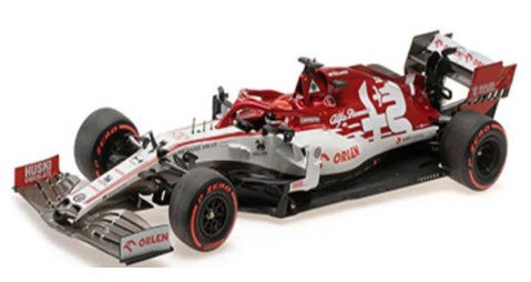 ミニチャンプス 110200207 1/18 アルファロメオ レーシング F1 C39 キミ・ライコネン シュタイアーマルクGP 2020 -  ミニチャンプス専門店　【Minichamps World】