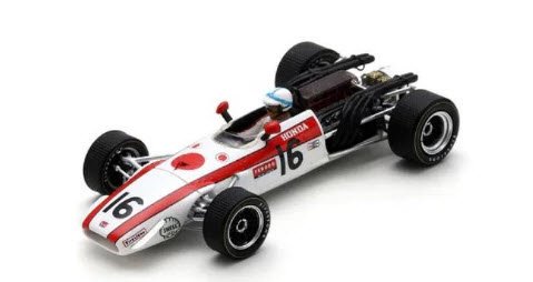 スパーク S6224 1/43 Honda RA301 No.16 2nd French GP 1968 John Surtees -  ミニチャンプス専門店 【Minichamps World】