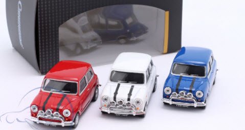 Cararama 41350 1/43 Mini Cooper The Italian Job 3台セット - ミニチャンプス専門店  【Minichamps World】