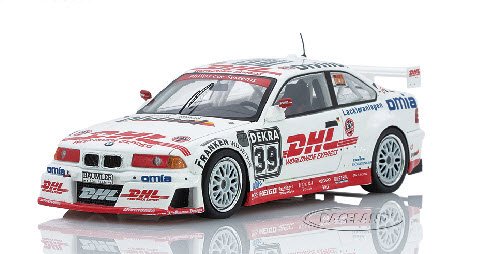 スパーク RS1712 1/43 BMW M3 E36 #39 WS-BMW Team DHL Worldwide Express Divinol  DTM Norisring 1994 - ミニチャンプス専門店　【Minichamps World】