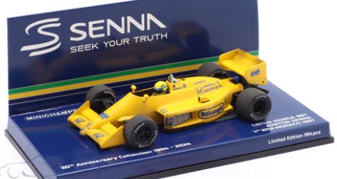 ミニチャンプス 540873392 1/43 ロータス ホンダ 99T アイルトン・セナ モナコGP 1987 モナコGP初優勝 ウェザリング仕様 -  ミニチャンプス専門店　【Minichamps World】