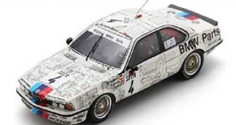 スパーク SB654 1/43 BMW 635 Csi No.4 24H Spa 1983 G.Berger - R.Ravaglia -  M.Winkelhock - ミニチャンプス専門店　【Minichamps World】