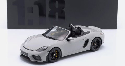 GTスピリット GTS436 1/18 ポルシェ スパイダー (718) (グレー) - ミニチャンプス専門店 【Minichamps World】