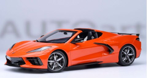 オートアート AUTOart 71283 1/18 シボレー コルベット (C8) スティングレイ Z51 (オレンジ) - ミニチャンプス専門店  【Minichamps World】