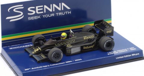 ミニチャンプス 540863312 1/43 ロータス ルノー 98T アイルトン・セナ ドイツGP 1986 ウェザリング仕様 -  ミニチャンプス専門店　【Minichamps World】