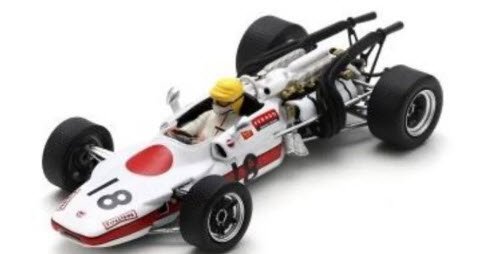 スパーク S6227 1/43 Honda RA302 No.18 French GP 1968 Jo Schlesser - ミニチャンプス専門店  【Minichamps World】