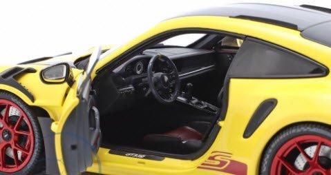 ミニチャンプス　ポルシェ 911 GT3 イエロー 1/18 ミニカー ミニチャンプス 1/18 ポルシェ 911 GT3 RS (991.2) 2019