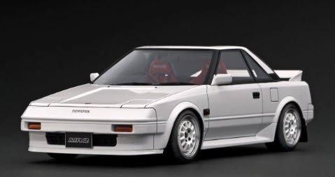 イグニッションモデル】 1/18 トヨタ MR2 (AW11) White / Silver