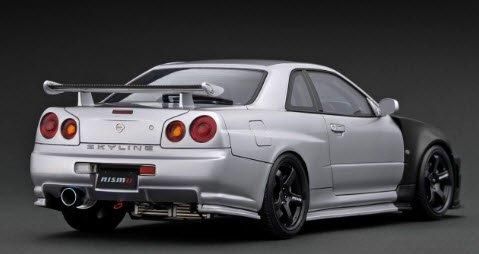 イグニッションモデル 1/43 スカイライン GT-R R34 CRS IG1770 1/43 Nismo R34 GT-R Z-tune Bayside Blue Tokyo Auto