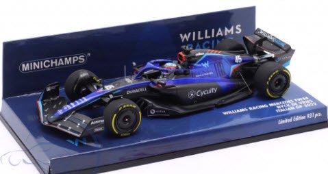 ミニチャンプス 417221645 1/43 ウィリアムズ レーシング FW44 ニック・デ・フリース イタリアGP 2022 - ミニチャンプス専門店  【Minichamps World】