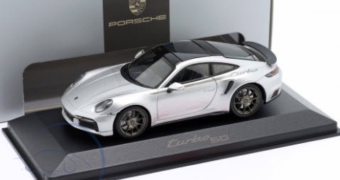 ミニチャンプス WAP0202110S50Y 1/43 ポルシェ 911 (992) Turbo S 50 Years Porsche GT-シルバー  メタリック 特注品 - ミニチャンプス専門店　【Minichamps World】