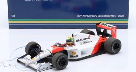 ミニチャンプス 540913801 1/18 マクラーレン ホンダ MP4/6 アイルトン