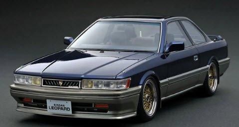 IG2216 1/43 Nissan Leopard 3.0 Ultima (F31) Blue/Silver