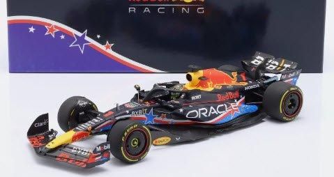 ミニチャンプス 113232901 1/18 オラクル レッド ブル レーシング RB19 #1 ウィナー USA GP F1 2023 マックス  フェルスタッペン 特注品 - ミニチャンプス専門店　【Minichamps World】