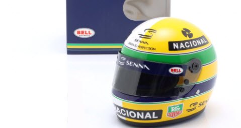 Bell ベル 4100323 1/2 ヘルメット 30 Years a Legacy Imola GP Formula 1 1994 / 2024  helmet アイルトン セナ - ミニチャンプス専門店　【Minichamps World】