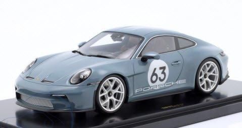 新品 1/43 ポルシェ純正 スパーク ポルシェ 992 911S/T ブルー 楽天市場】スパーク 1/43 ポルシェ 911 (992) GT3 RS 2023