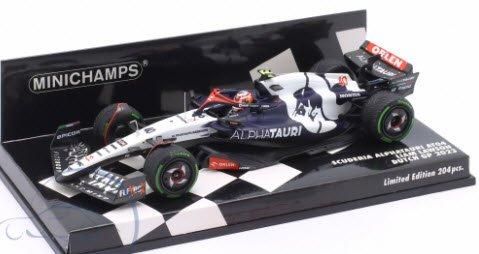 L.ローソン直筆サイン入 ミニチャンプス 1/43 アルファタウリ