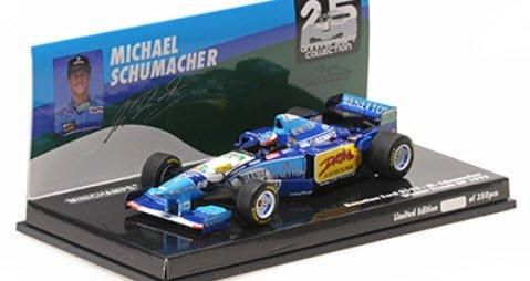 【希望者のみラッピング無料】 1/43 517950701 ミニチャンプス ベネトン ミハエル B195 ルノー ミニカー