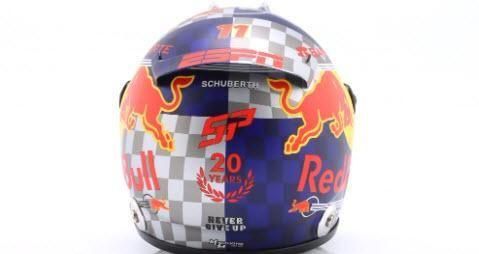 【レア】2011.セルジオペレス　直筆サイン入り1/2ヘルメット Schuberth専門店