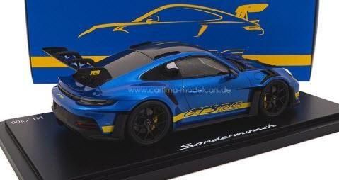 1/43 特注 スパーク ポルシェ 911 992 GT3RS ブルー スパーク専門店