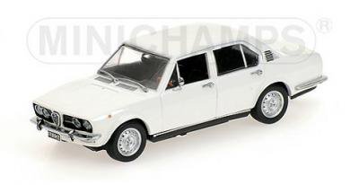 ミニチャンプス 436120200 1/43 アルファ・ロメオ アルフェッタ 1972 MINICHAMPS ALFA ROMEO ALFETTA  1.8 WHITE - ミニチャンプス専門店　【Minichamps World】