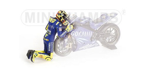 ミニチャンプス 312040246 1/12 バレンティーノ・ロッシ 2004 MINICHAMPS KNEELING FIGURE ROSSI  MotoGP - ミニチャンプス専門店　【Minichamps World】