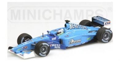 ミニチャンプス 430010097 1/43 ベネトン ルノー 2001 MINICHAMPS BENETTON RENAULT SPORTS #7  F1 フィジケラ - ミニチャンプス専門店　【Minichamps World】