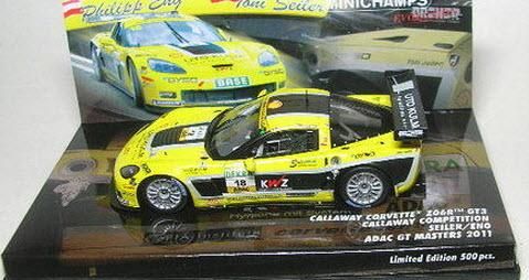 ミニチャンプス 1/43 コルベット 2011 MINICHAMPS CORVETTE Z06