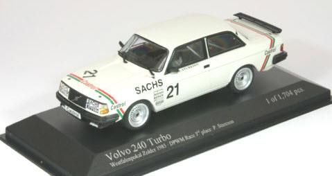 ミニチャンプス 1/43 ボルボ 240 ターボ 1985 MINICHAMPS VOLVO 240 