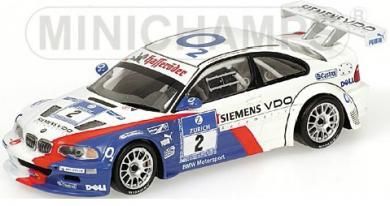 ミニチャンプス 400052302 1/43 BMW M3 GTR #2 1ST/ADAC 