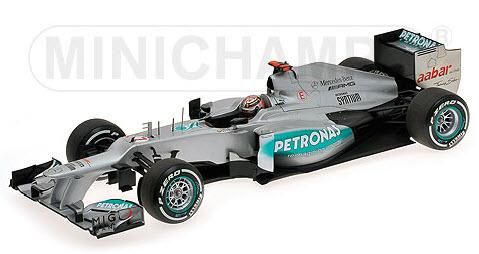 ミニチャンプス 110120307 1/18 メルセデス AMG ペトロナス Ｆ1 チーム W03 M.シューマッハ ベルギーGP 2012 Ｆ1 -  ミニチャンプス専門店　【Minichamps World】