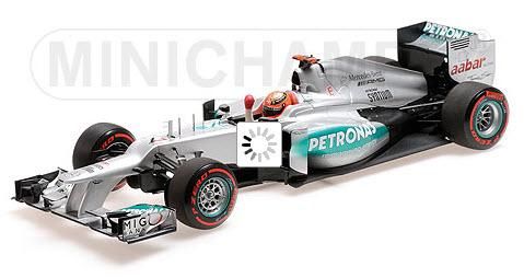 トップ メルセデス 1/18 F1 2011 シューマッハ ミハエル W02 ミニカー 