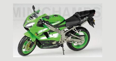 ミニチャンプス 122164200W 1/12 カワサキ Kawasaki 900 ZX-9R ニンジャ 2002 グリーン - ミニチャンプス専門店  【Minichamps World】