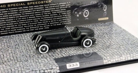 ミニチャンプス 437082040 1/43 EDSEL FORDS`S モデル 40 スペシャル スピードスター初期バージョン 1934 ブラック  - ミニチャンプス専門店　【Minichamps World】