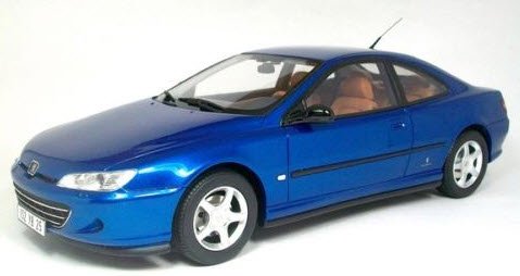 1/18 OTTO Peugeot プジョー 406 クーペ ブルー-