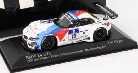 ミニチャンプス 437132419 1/43 BMW Z4 GT3 `BMW TEAM SCHUBERT` ニュルブルクリング 24h 2013 -  ミニチャンプス専門店 【Minichamps World】