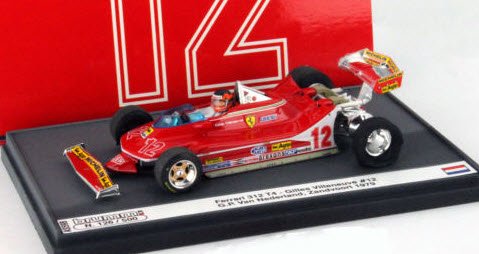 ブルム AS59B 1/43 フェラーリ 312 T4 G. ヴィルヌーヴ #12 F1 オランダGP 1979 - ミニチャンプス専門店　 【Minichamps World】