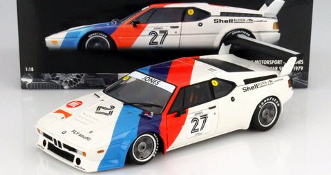 ミニチャンプス 183792927 1/18 BMW M1 Procar E26 #27 1979 Jones