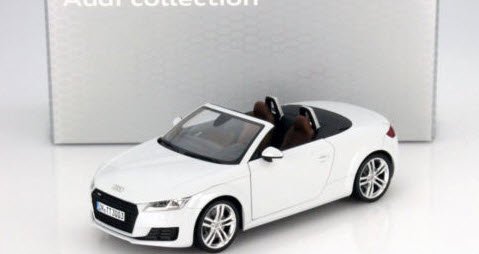 ミニチャンプス 5011400515 1/18 アウディ TT ロードスター ホワイト - ミニチャンプス専門店 【Minichamps World】