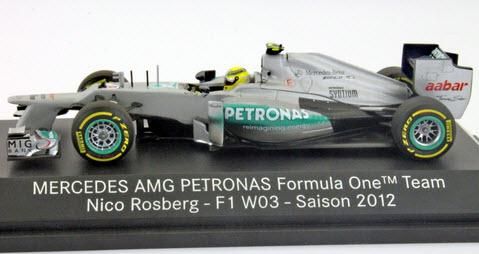 ☆1/43 メルセデス AMG ペトロナス W06 ハイブリッド No.6 F1 2015