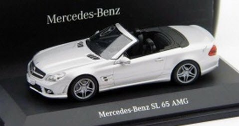 ミニチャンプス B66960601 1/43 メルセデス ベンツ SL 65 AMG シルバー