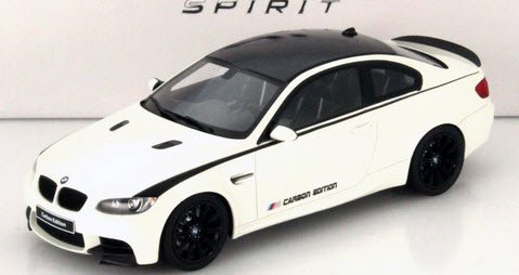 GTスピリット ZM015 1/18 BMW M3 (E92) カーボン エディション ホワイト - ミニチャンプス専門店 【Minichamps  World】