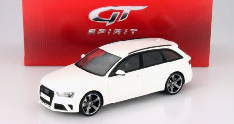 GTスピリット GT045 1/18 アウディ RS4 Avant (B8) ホワイト - ミニチャンプス専門店 【Minichamps World】