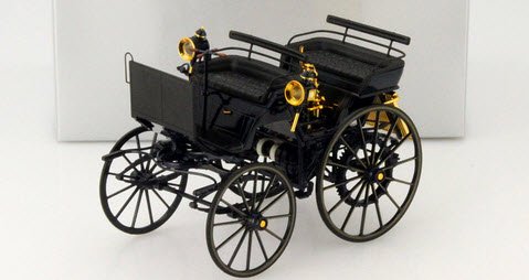 ノレブ B66041416 1/18 Daimler Motorized carriage ブルー