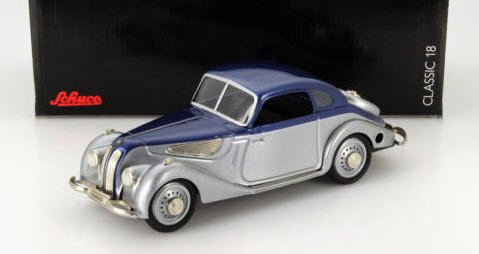 シュコー 450002600 1/18 BMW 327 クーペ ブルー / グレイ - ミニチャンプス専門店　【Minichamps World】