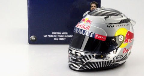 Arai 1 2 アライ ヘルメット レッドブル Rb8 ワールドチャンピオン ブラジル F1 12 S ベッテル ミニチャンプス専門店 Minichamps World