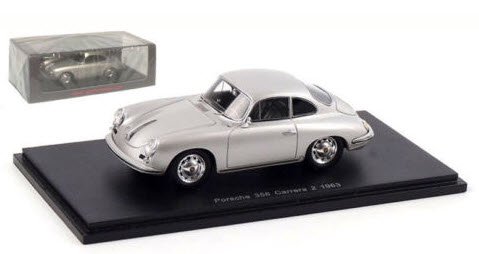 スパーク S1370 1/43 ポルシェ 356 カレラ 2 シルバー - ミニチャンプス専門店 【Minichamps World】