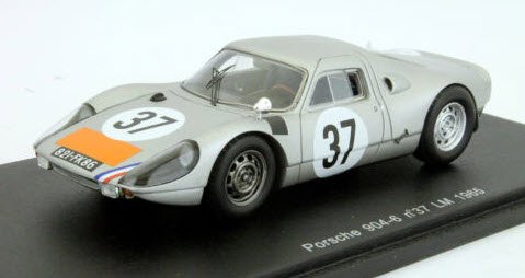 スパーク S3446 1/43 Porsche 904-6 No.37 Le Mans 1965 B.Pon - R 
