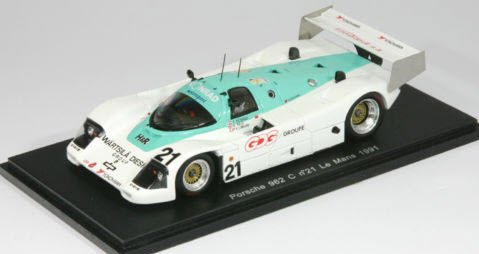 スパーク S3413 1/43 ポルシェ 962 C No.21 Le Mans 1991 F. Konrad